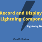 create record in lightning component