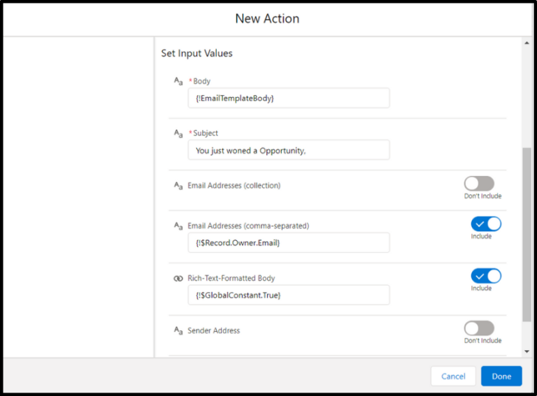 How to send email using flow in salesforce