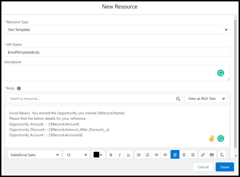 How to send email using flow in salesforce