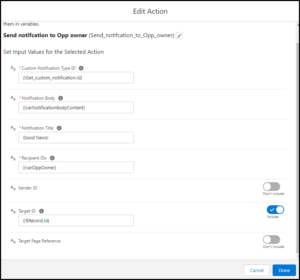 How to send Custom Bell Notification using Flow